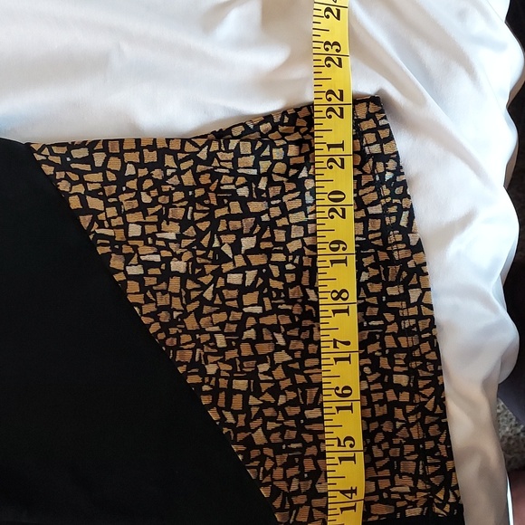 N.Y.P.L. Collection Women's Open Cardigan Slinky Black Brown Travel Sixe 1X - Picture 6 of 9